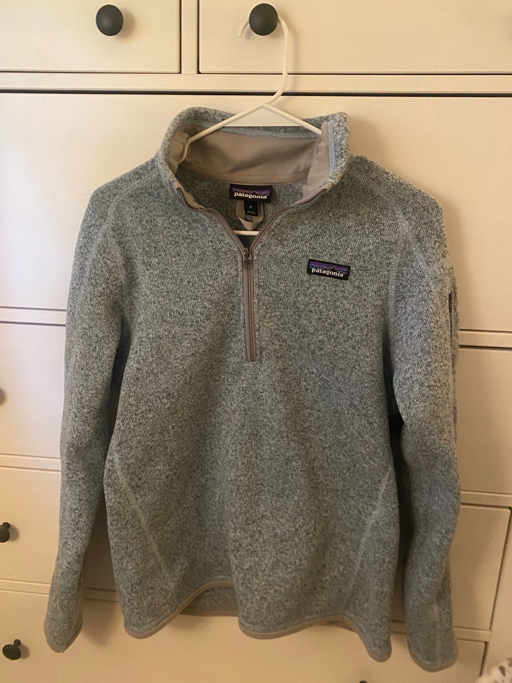 Patagonia Women’s Half-Zip Pullover Sweater - Heather Blue